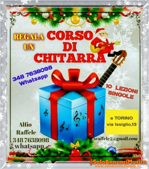 Regala un corso di chitarra